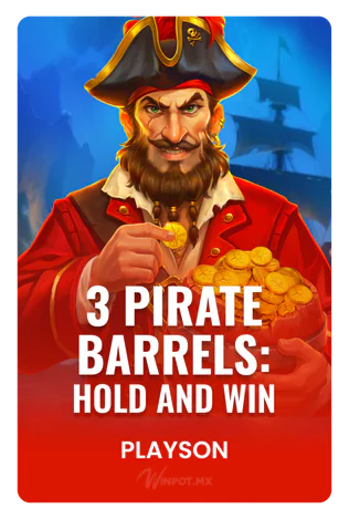 3 Pirate Barrels: Hold and Win