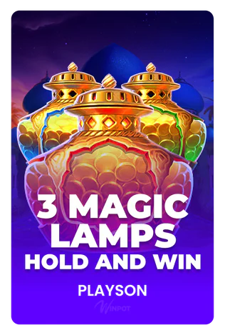 3 Magic Lamps: Hold and Win
