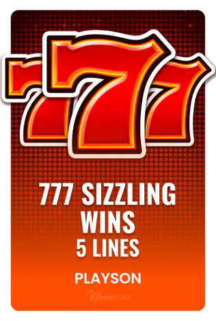 777 Sizzling Wins: 5 lines