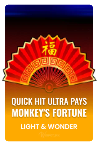 Quick Hit Ultra Pays Monkey's Fortune