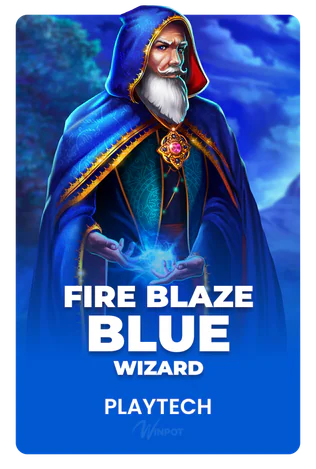 Fire Blaze: Blue Wizard™ PowerPlay Jackpot